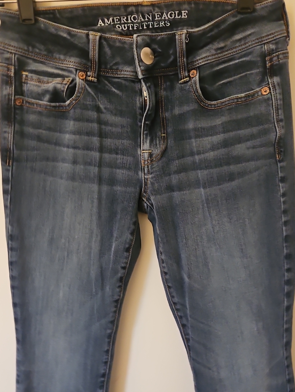 American Eagle Outfitters Women's Blue Skinny Jeans